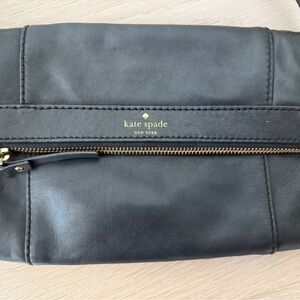 Kate Spade Black Crossbody Bag with Gold Accents